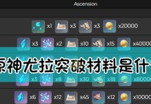 《原神》优菈天赋突破材料全盘点（升级你的优菈，享受更强大的战斗力！）